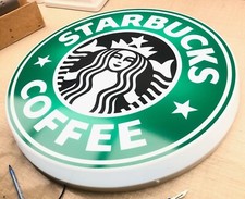 STARBUCKS illuminated wall