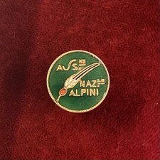 3850 - Distintivo a clip "Associazione Nazionale Alpini" (Diametro 12 mm)
