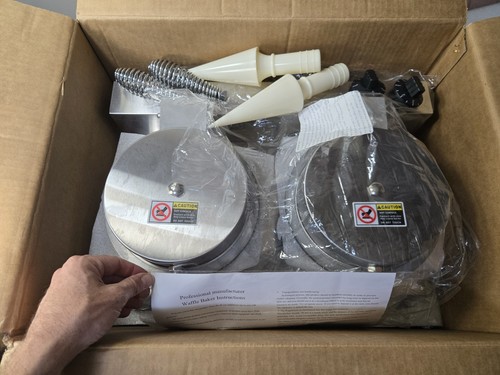Waffle cono maker commerciale - waffle,