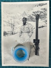 Rara e Bellissima Foto Sciatore a Courmayeur 1935