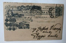 Cartolina Pubblicitaria Lavori in legno e metalli Oglina Omegna Piemonte c2