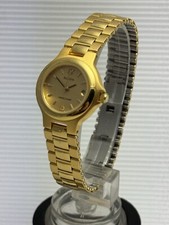 OROLOGIO DA POLSO DONNA BULOVA LONGCHAMP AUTOMATICO PLACCATO ORO 1990 NOS MAI INDOSSATO