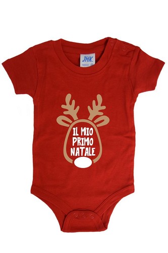 Body rosso neonato mio - rosso,