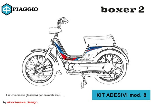 Adesivi piaggio boxer - adesivi,