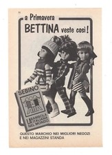 PUBBLICITÀ ADVERTISING WERBUNG ITALIAN CLIPPING 1967 SEBINO BETTINA PRIMAVERA