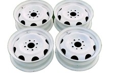 *4 cerchi bianchi opaco originali fiat panda 141 (1986-2003) 13x4,5 *