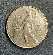 1980-R Italy 🇮🇹 50 Lire