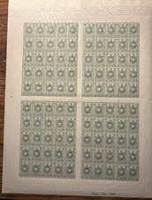 Russia- Scott 83a foglio di 100 prima stampa 1908 MNH