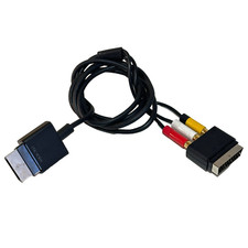 Cavo AV audio/video HD RCA per console XBOX360 - ORIGINALE  (contatti dorati)