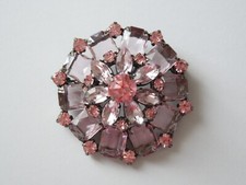 Spilla Pietre Artificiali Rosa