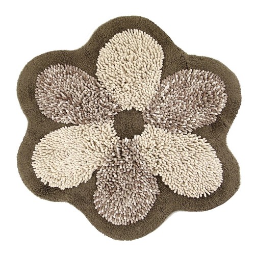 Tappeto bagno sagomato fiore