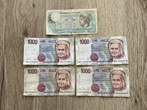 Lotto banconote 4 pezzi - banconote,