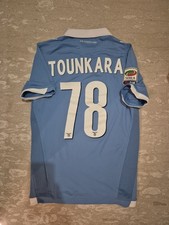 maglia lazio 2014-2015 match worn tounkara 78 macron vintage shirt jersey...