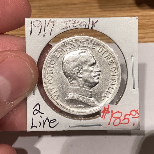 Italy 1917 lire - 2, au+