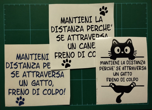 Adesivo prespaziato per auto - prespaziato,