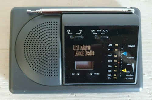 Vintage radiosveglia lcd alarm - radiosveglia,