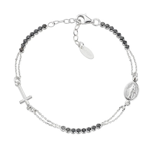 Bracciale rosario tennis amen - bracciale,
