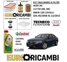 KIT TAGLIANDO 4 FILTRI E OLIO