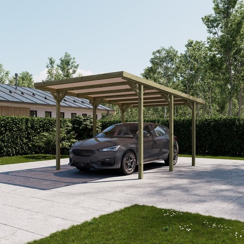 Carport legno m - x, 5