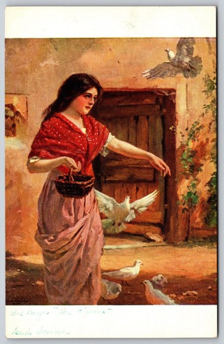 Cartolina artistica abel boye - artistica,
