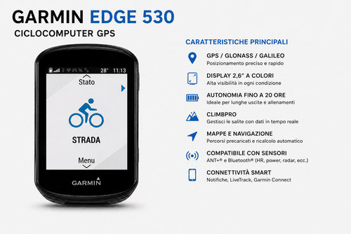 Garmin edge 530 - 530, ciclocomputer