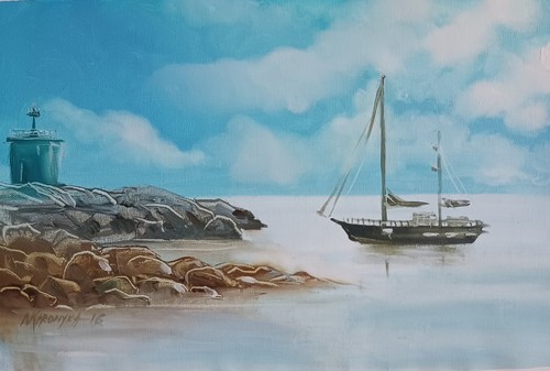 Olio su tela 52 e - 28/43,