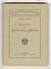 Principi di diritto penale tributario.