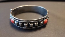 Bracciale vintage alpacca - bracciale,