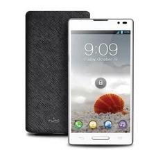 CUSTODIA PURO LGOPTL9FLIPBLK con apertura a flip per LG P760 OPTIMUS  L9