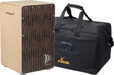 Super Cajon Silver Lining Agile Snare tecnica risposta sensibile! SET Gigbag