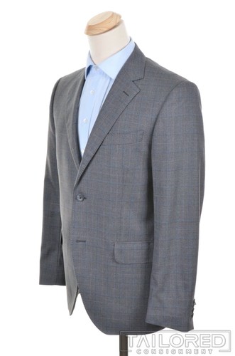 Boggi gray check 130s wool - boggi,