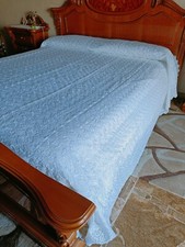 Set Antica Coperta Matrimoniale Ricamata + Lenzuola Matrimoniali E Cuscini 