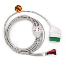 Nihon kohden BSM-2300 Cavo ECG monopezzo compatibile 3 cavi, AHA, Snap