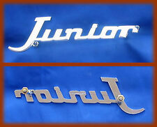 ALFA ROMEO JUNIOR Z ZAGATO - FREGIO SCRITTA BADGE JUNIOR CROMATA