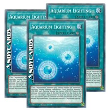 3x AQUARIUM LIGHTING • (Illuminazione Acquario) • Comune • DLCS EN095 • YUGIOH!