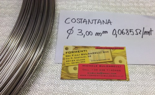 Filo costantana 3mm 0 - filo, 0,0685