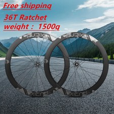 36T cricchetto fibra di carbonio ruote bicicletta freno a disco 700c bici da strada set ruote