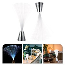  2 pcs lampada in fibra ottica