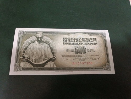 Banconota jugoslavia 500 - banconota,