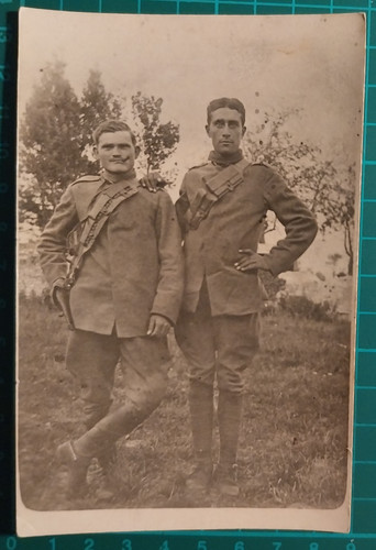 Foto wwi due soldati pistola - foto,