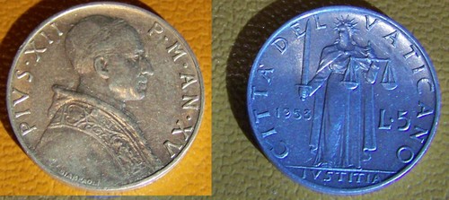 Moneta coin lire 1953 - 1953,