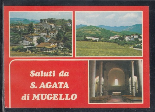 Cartolina saluti agata - da,