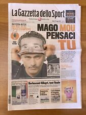 GAZZETTA DELLO SPORT 22 MAGGIO 2010 INTER FINALE CHAMPIONS BAYERN TRIPLETE MOU