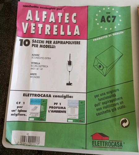Elettrocasa ac7 sacchetto - ac7,