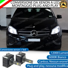COPPIA LAMPADE D1S LED DA XENON A LED PER MERCEDES CLASSE A W176 6000K CANBUS