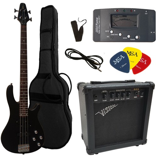 Basso elettrico jb10 nero con - jb10, nero,