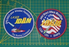 Lotto 2 Patch JDAM Bomb Boeing Company Aeronautica Militare USAF US Navy Toppa