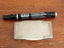 Antico portasigarette argento