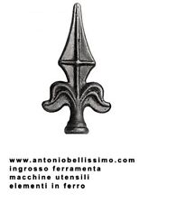 lancia in ferro battuto forgiato puntali spuntoni lance punte per cancelli di