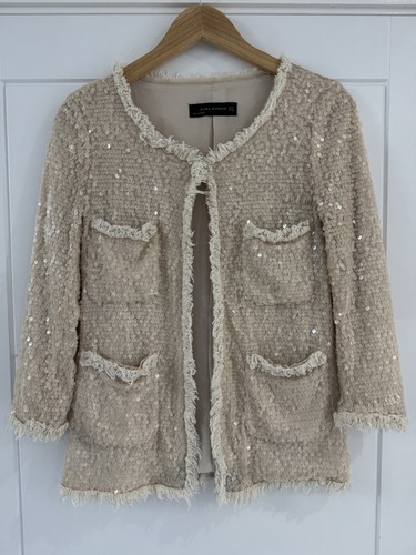 Blazer donna zara paillettes - zara,